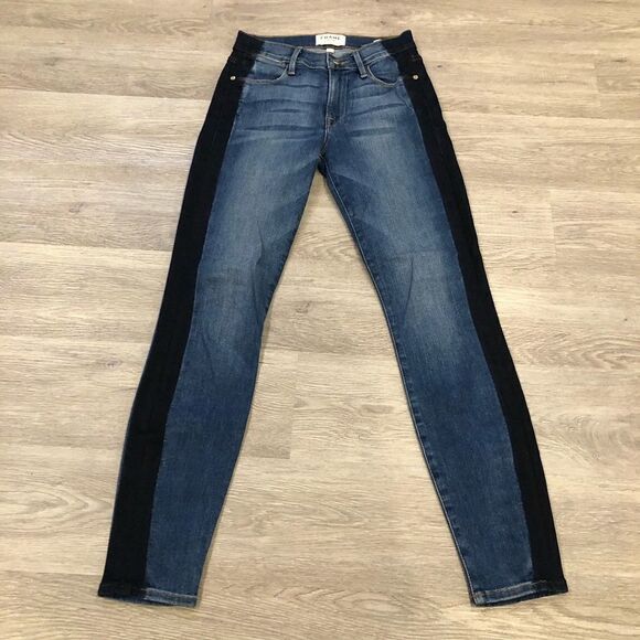 Frame Le High Skinny Crop Jeans Size 24 - Picture 4 of 10